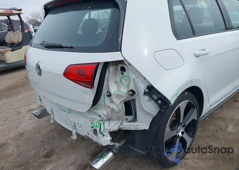 2017 Volkswagen Golf Gti Autobahn 4-Door/S 4-Door/Se 4-Door/Sport 4-Door z USA, uszkodzony, nr VIN 3VW4T7AU0HM037123